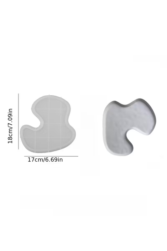 Craftto Asimetrik Dekoratif Tabak Silikon Kalıbı