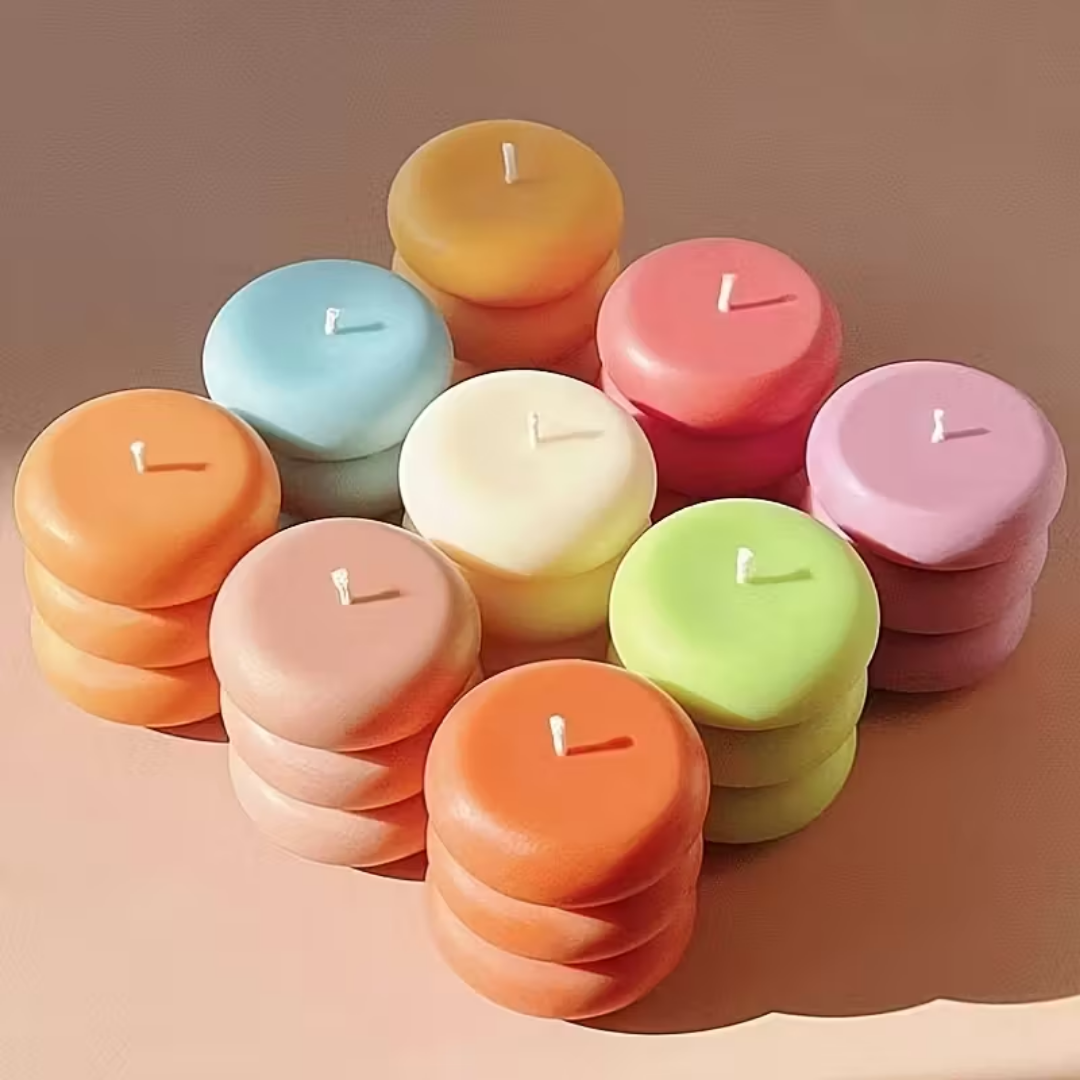 Craftto Boğumlu Blok Silikon Mum Kalıbı 3'lü Set