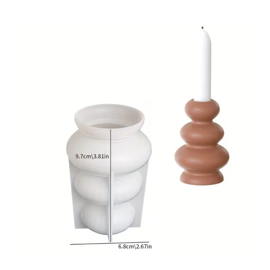 Craftto Bohem Tarz Şamdan Silikon Kalıbı