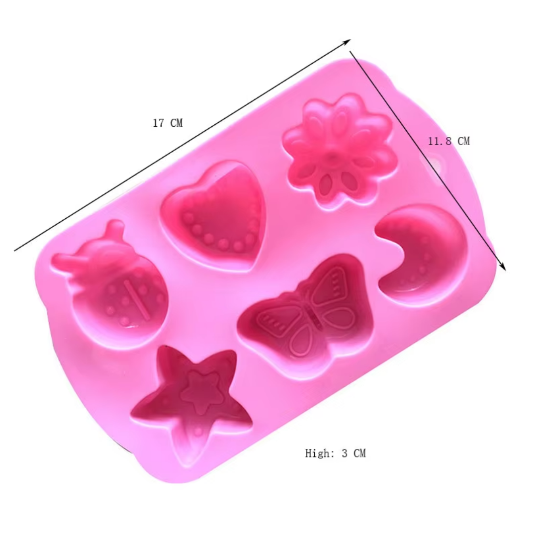 Craftto Çiçek ve Hayvan Figür Silikon Kalıbı