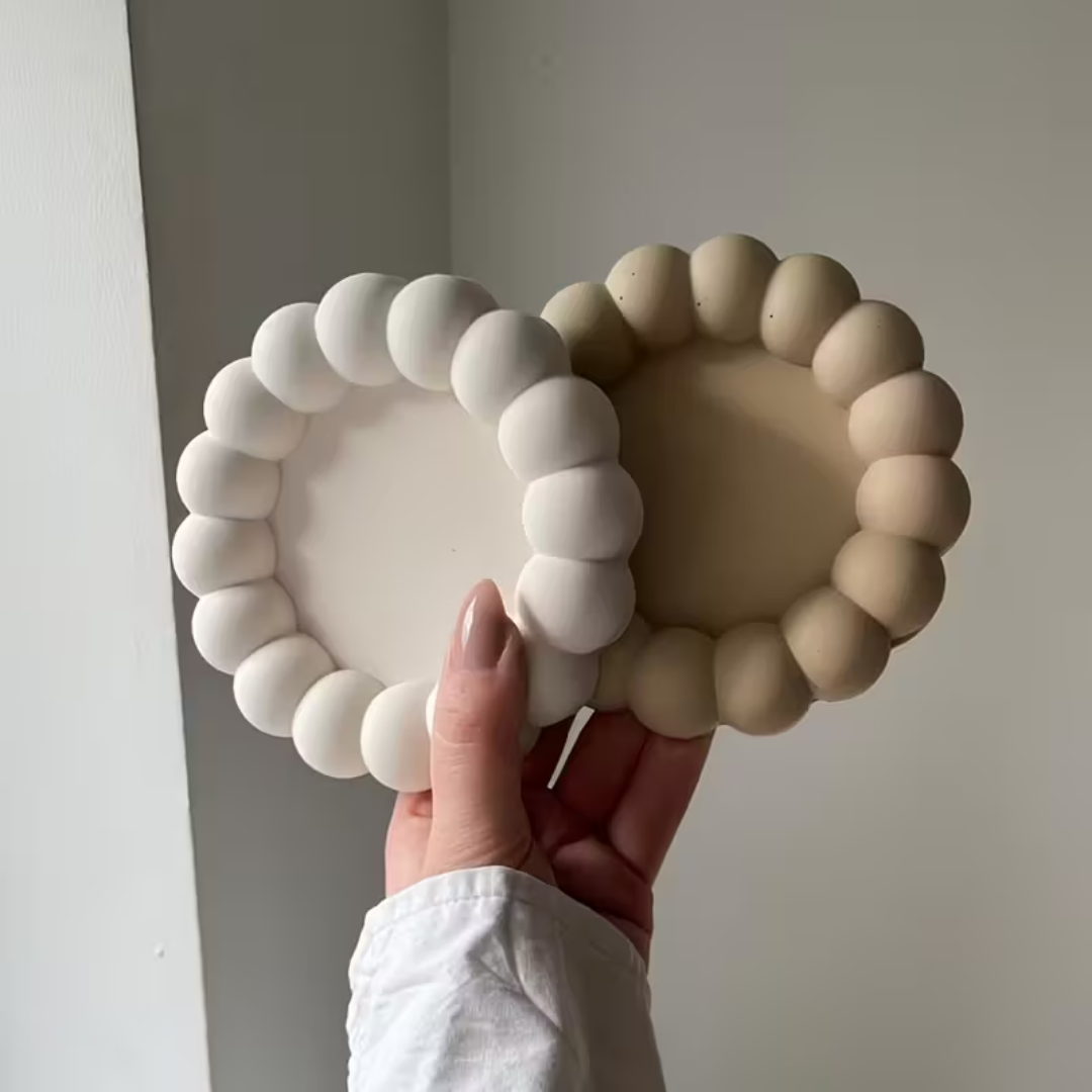 Craftto İnci Maxi Dekoratif Tabak Silikon Kalıbı