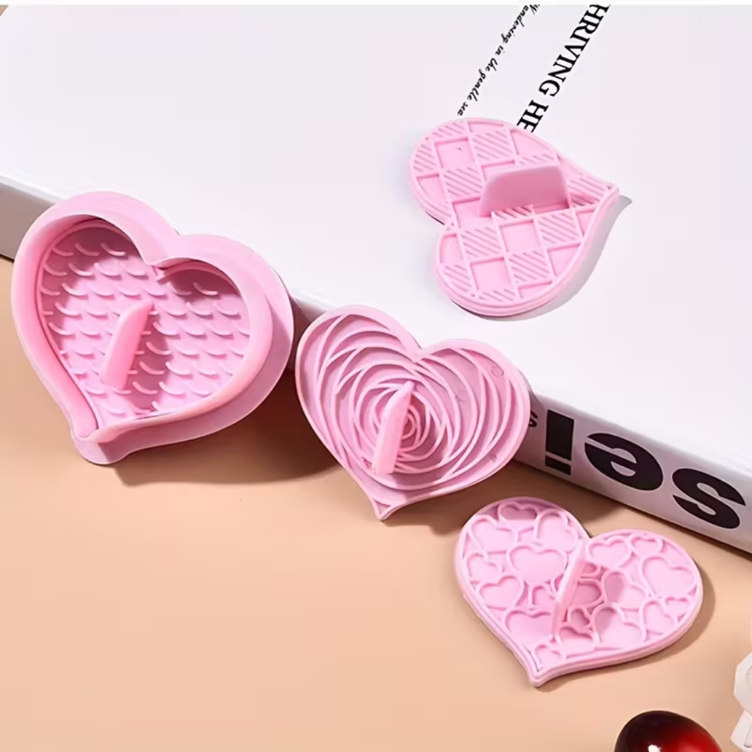 Craftto Sevgililer Günü Kalpli Kurabiye Kalıpları Set