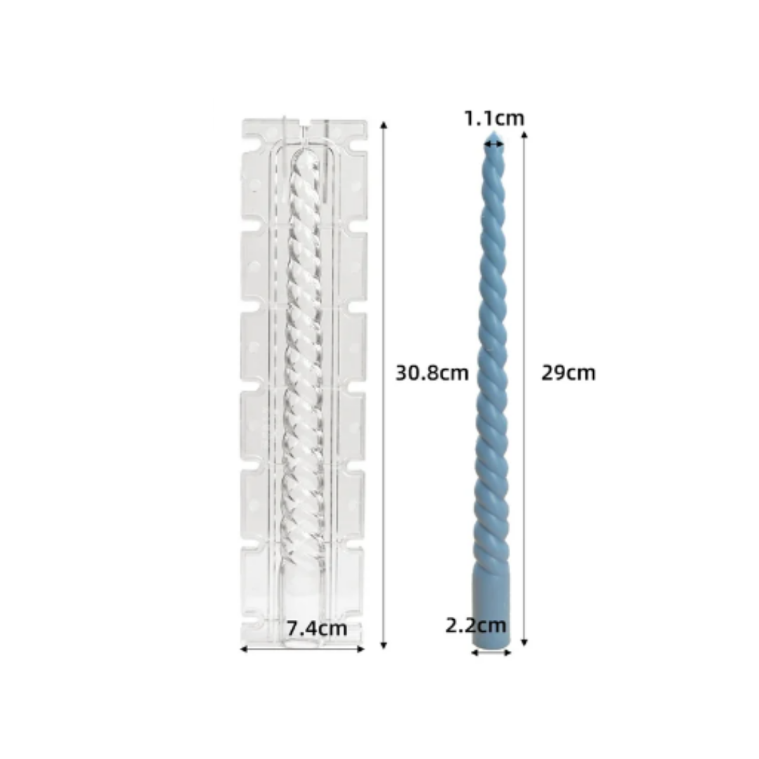 Craftto Kilise Burgu Akrilik Şamdan Mum Kalıbı