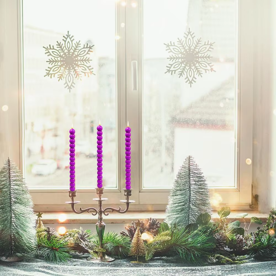 Craftto Yuvarlak Toptop Akrilik Şamdan Mum Kalıbı