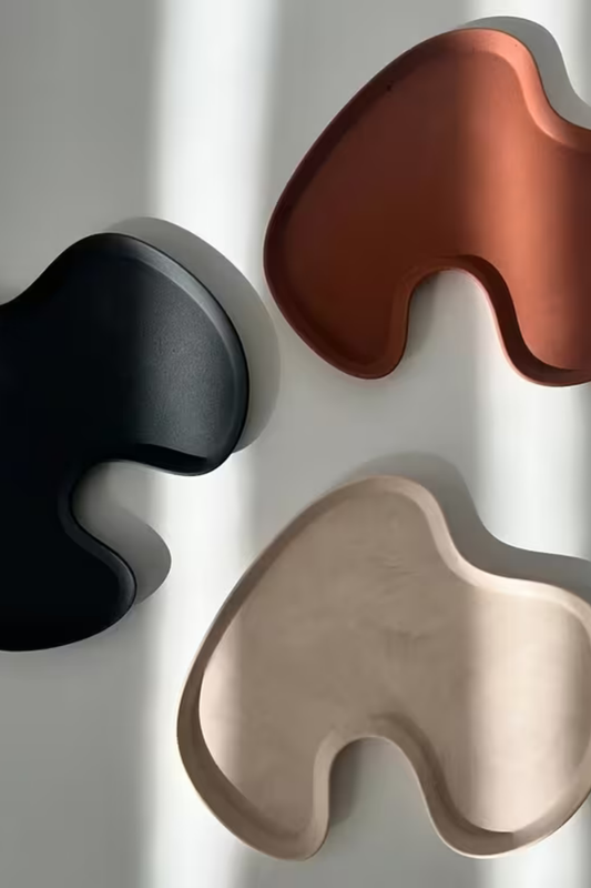 Craftto Asimetrik Dekoratif Tabak Silikon Kalıbı