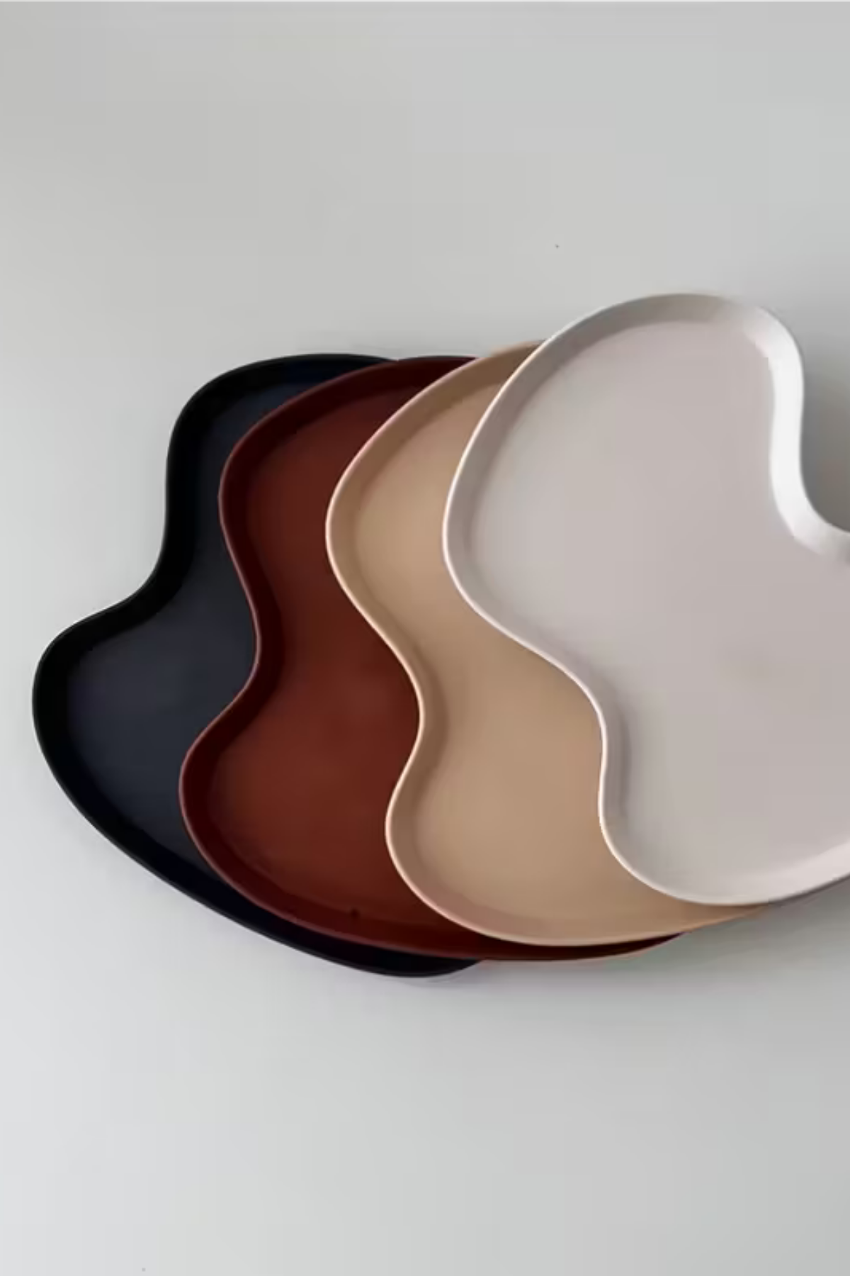 Craftto Asimetrik Dekoratif Tabak Silikon Kalıbı