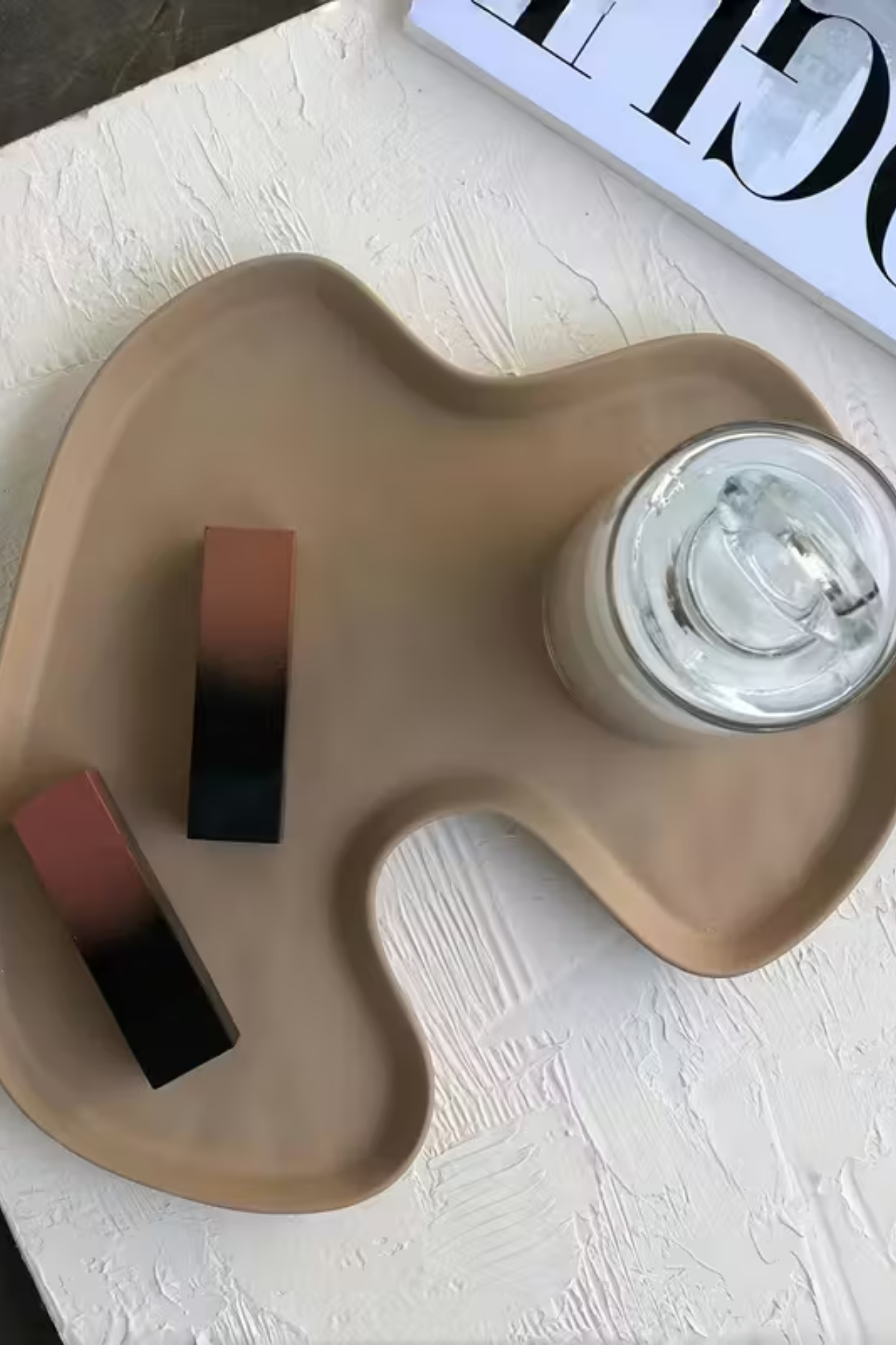 Craftto Asimetrik Dekoratif Tabak Silikon Kalıbı