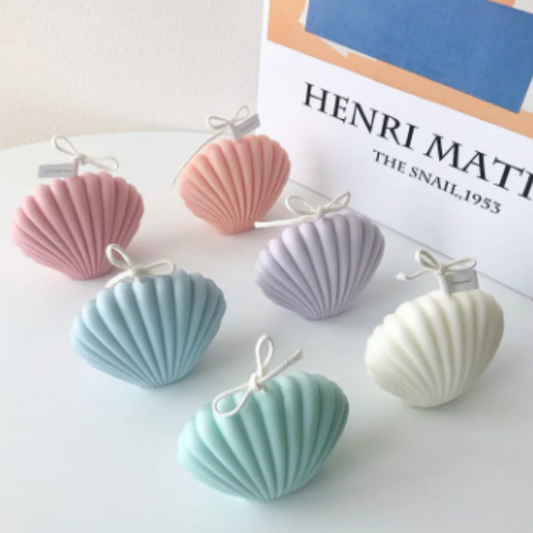 Craftto Deniz Kabuğu Akrilik Plastik Mum Kalıbı