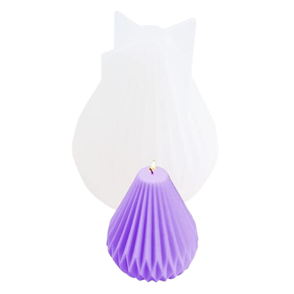 Craftto Kaktüs ve Armut Form Silikon Mum Kalıbı 2'li Set