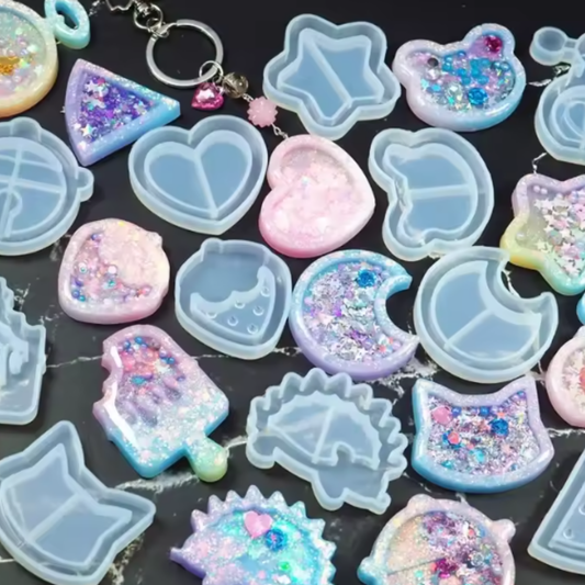 Craftto Ay Silikon Anahtarlık Kalıbı Epoksi Reçine Yapımı