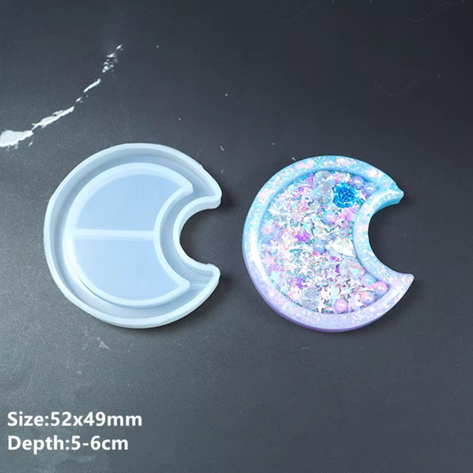 Craftto Ay Silikon Anahtarlık Kalıbı Epoksi Reçine Yapımı