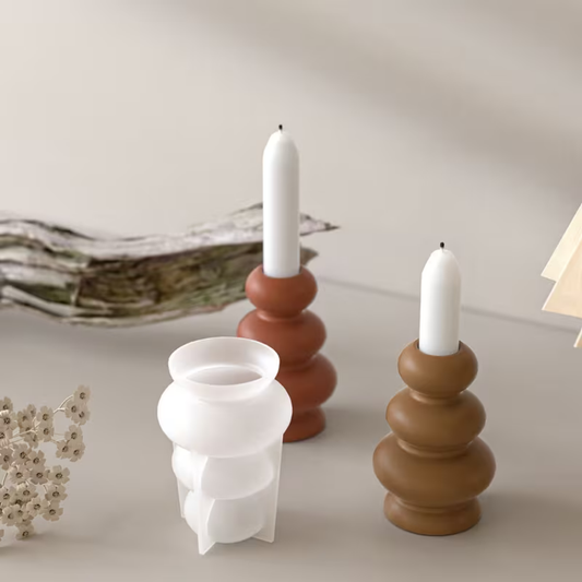 Craftto Bohem Tarz Şamdan Silikon Kalıbı