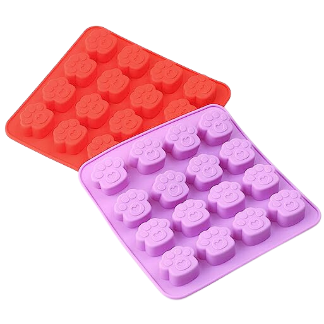 Craftto Kedi Pati Silikon Kalıp 1 adet 16'lı Random Renk