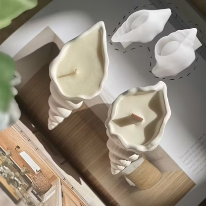 Craftto Deniz Kabuğu Silikon Kalıp 2'li Set