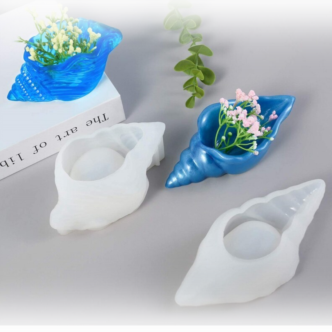 Craftto Deniz Kabuğu Silikon Kalıbı 2'li Set