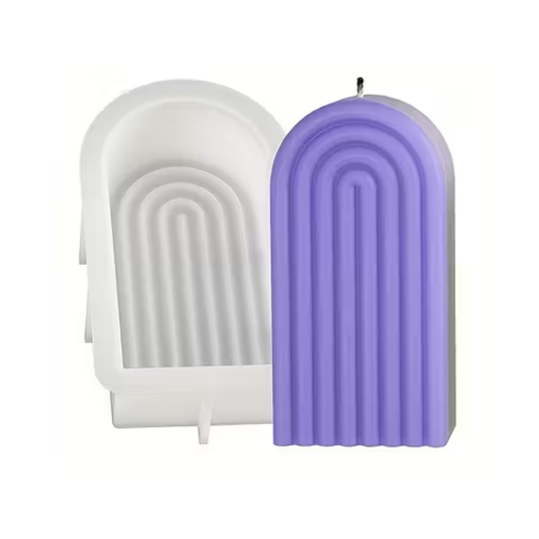 Craftto Gökkuşağı Blok Silikon Mum Kalıbı