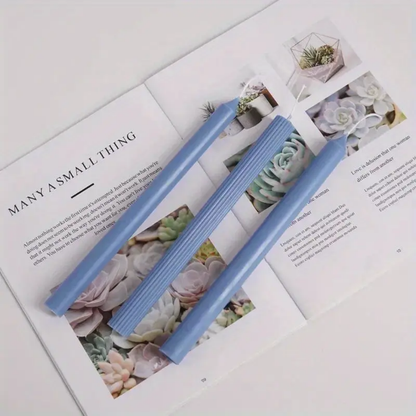 Craftto Çizgili Akrilik Şamdan Mum Kalıbı