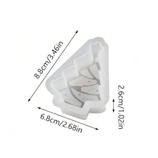 Craftto Yılbaşı Ağacı Christmas Silikon Mum Kalıbı