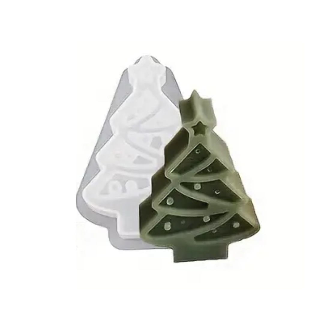 Craftto Yılbaşı Ağacı Christmas Silikon Mum Kalıbı