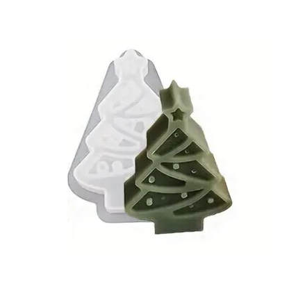 Craftto Yılbaşı Ağacı Christmas Silikon Mum Kalıbı
