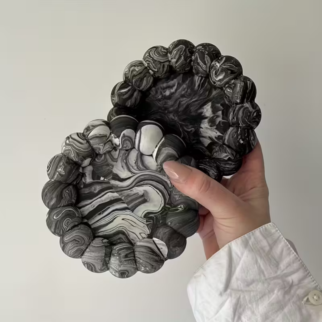 Craftto İnci Maxi Dekoratif Tabak Silikon Kalıbı