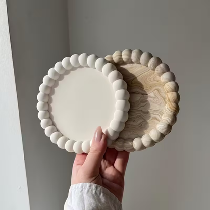 Craftto İnci Mini Dekoratif Tabak Silikon Kalıbı