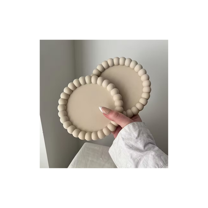 Craftto İnci Mini Dekoratif Tabak Silikon Kalıbı
