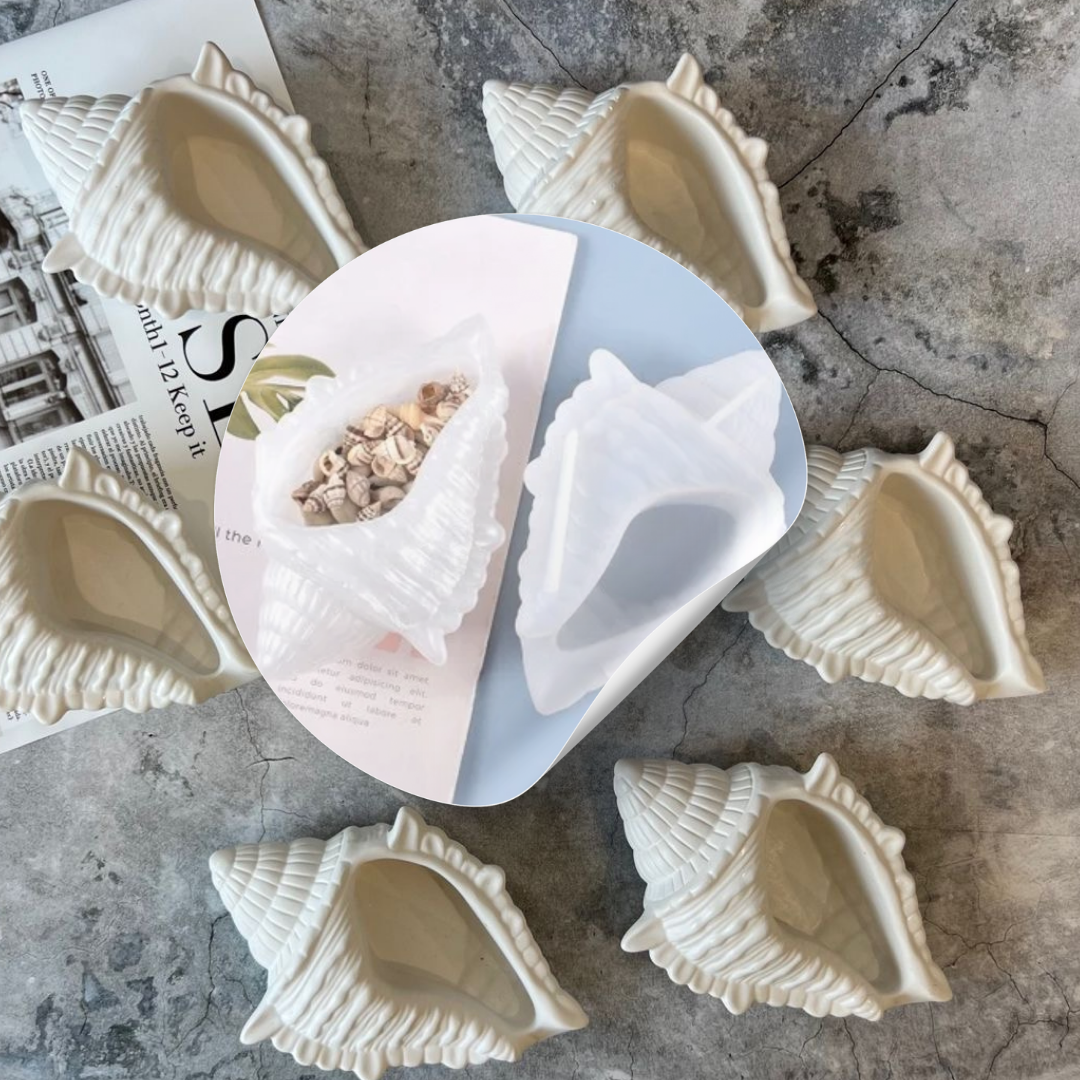 Craftto Taraklı Deniz Kabuğu Silikon Kalıp