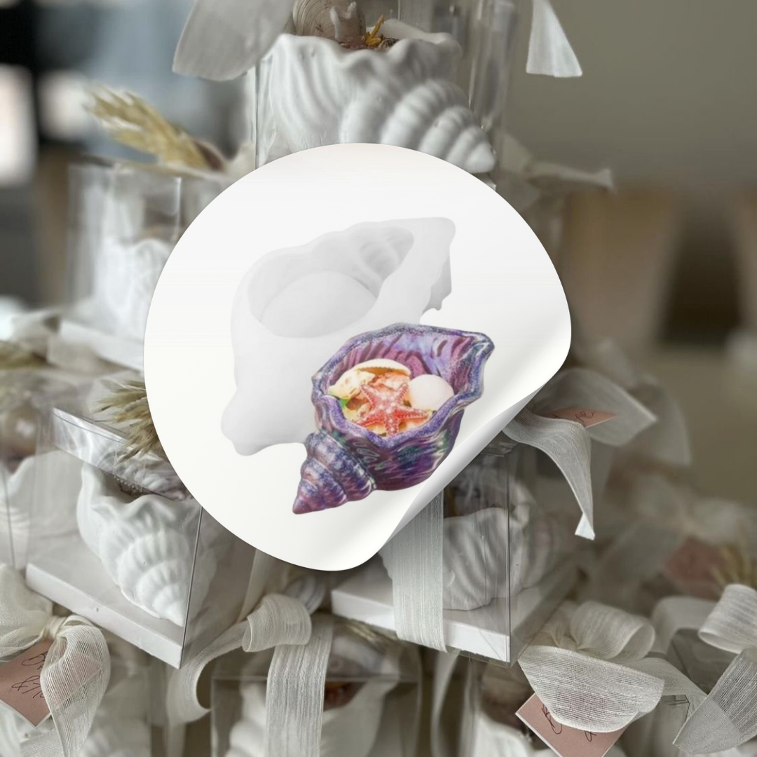 Craftto Deniz Kabuğu Silikon Kalıp