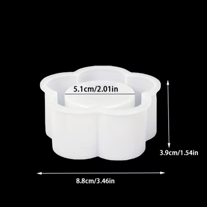 Craftto Daisy Papatya Şamdan Tealight Mumluk Kalıbı