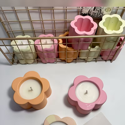 Craftto Daisy Papatya Şamdan Tealight Mumluk Kalıbı