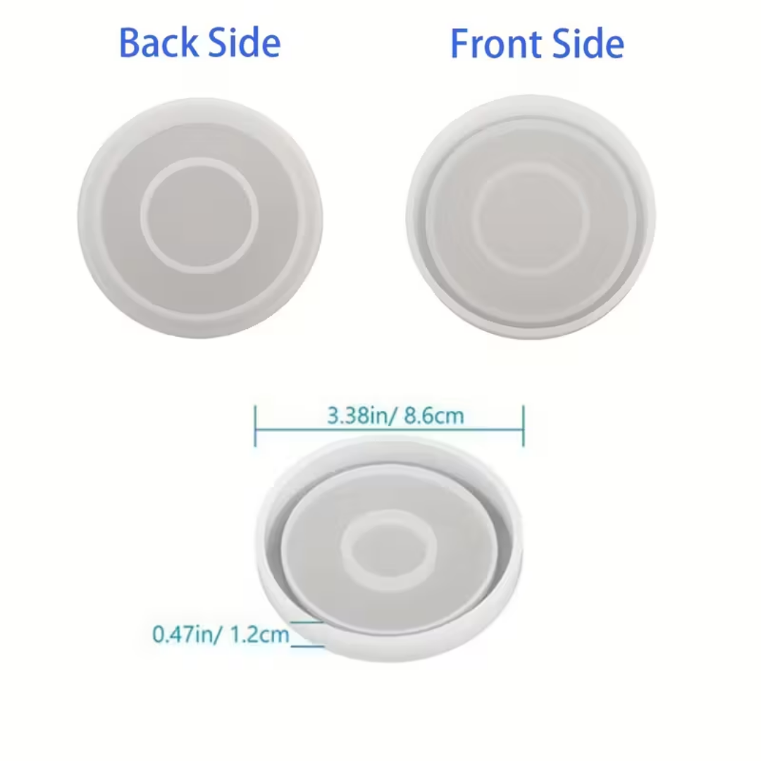 Craftto Daire Bardak Altlığı Silikon Kalıbı