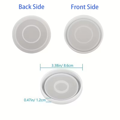 Craftto Daire Bardak Altlığı Silikon Kalıbı