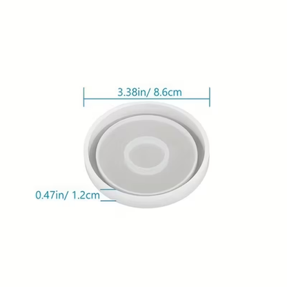 Craftto Daire Bardak Altlığı Silikon Kalıbı