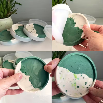 Craftto Daire Bardak Altlığı Silikon Kalıbı