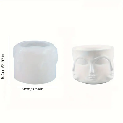 Craftto Yüzler Silikon Saksı Kalıbı