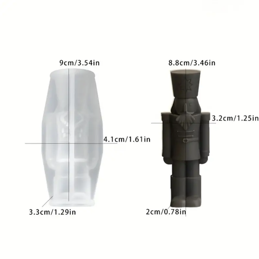 Craftto Fındıkkıran Yılbaşı Christmas Silikon Mum Kalıbı