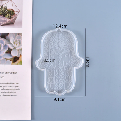 Craftto Havva'nın Eli Silikon Kalıbı 2'li Set - Bereket Eli Silikon Kalıp