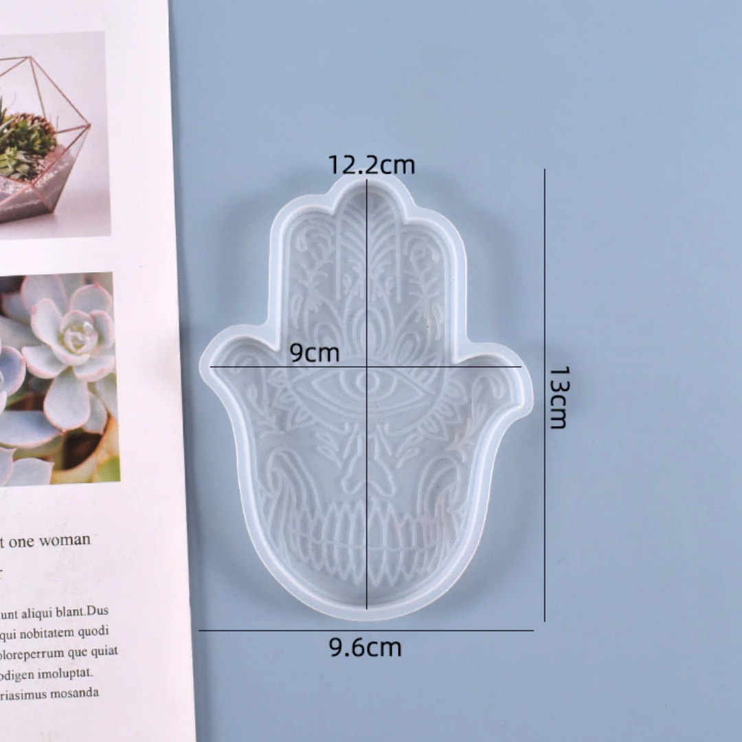 Craftto Havva'nın Eli Silikon Kalıbı 2'li Set - Bereket Eli Silikon Kalıp