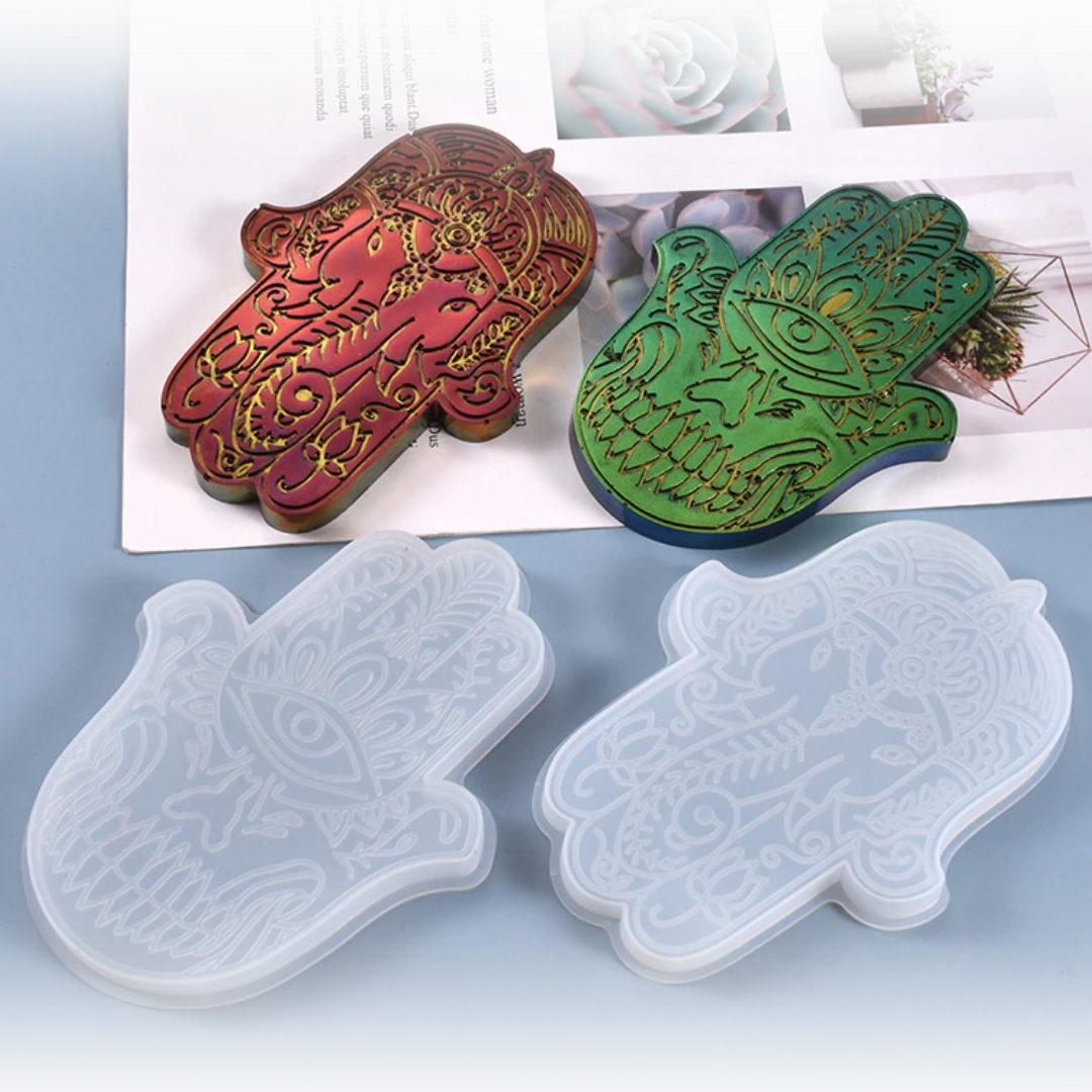 Craftto Havva'nın Eli Silikon Kalıbı 2'li Set - Bereket Eli Silikon Kalıp