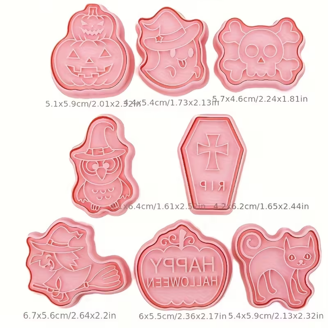 Craftto Halloween Cadılar Bayramı Kurabiye Kalıpları Seti 8 Parça