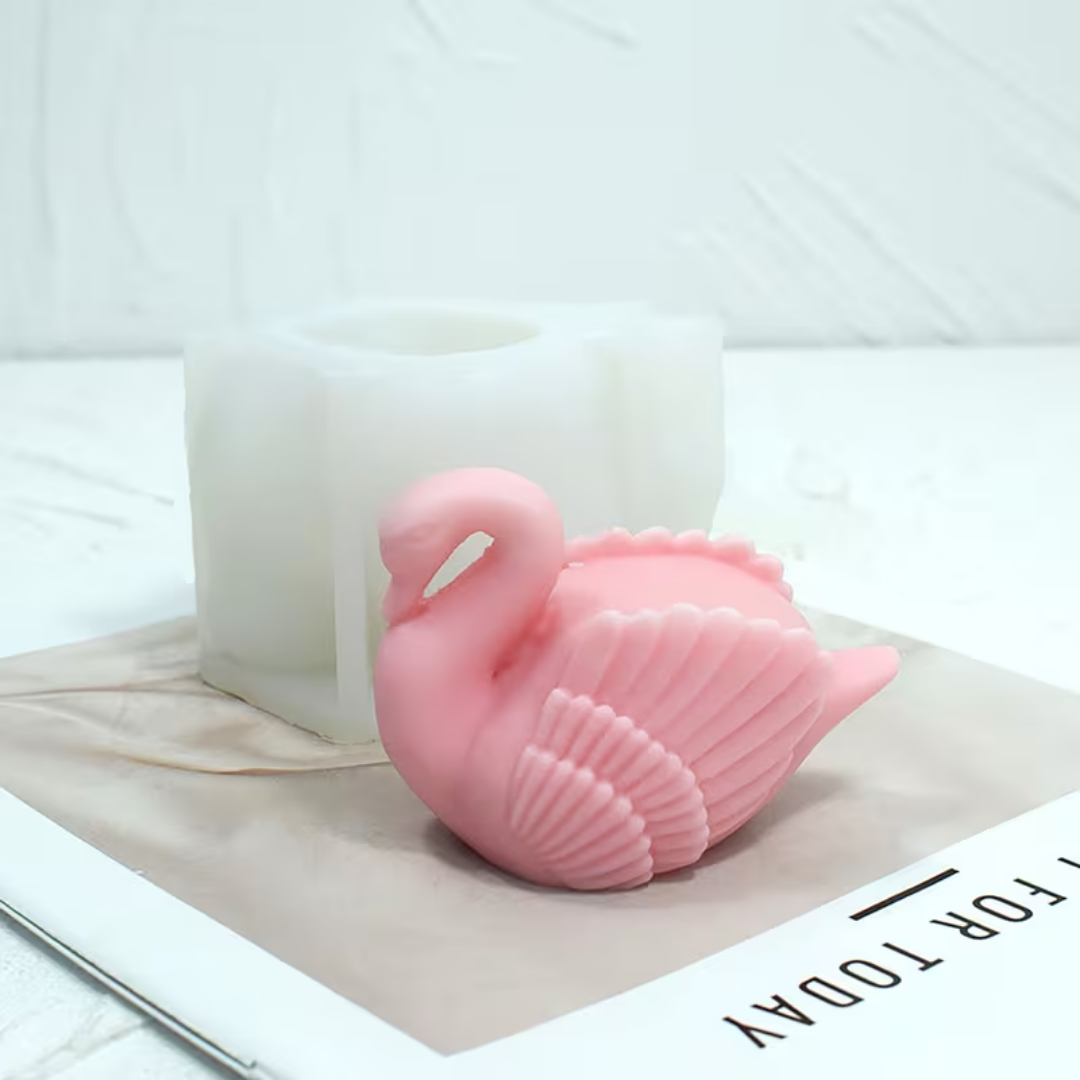 Craftto Dekoratif Kuğu Silikon Mum Kalıbı