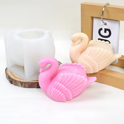 Craftto Dekoratif Kuğu Silikon Mum Kalıbı