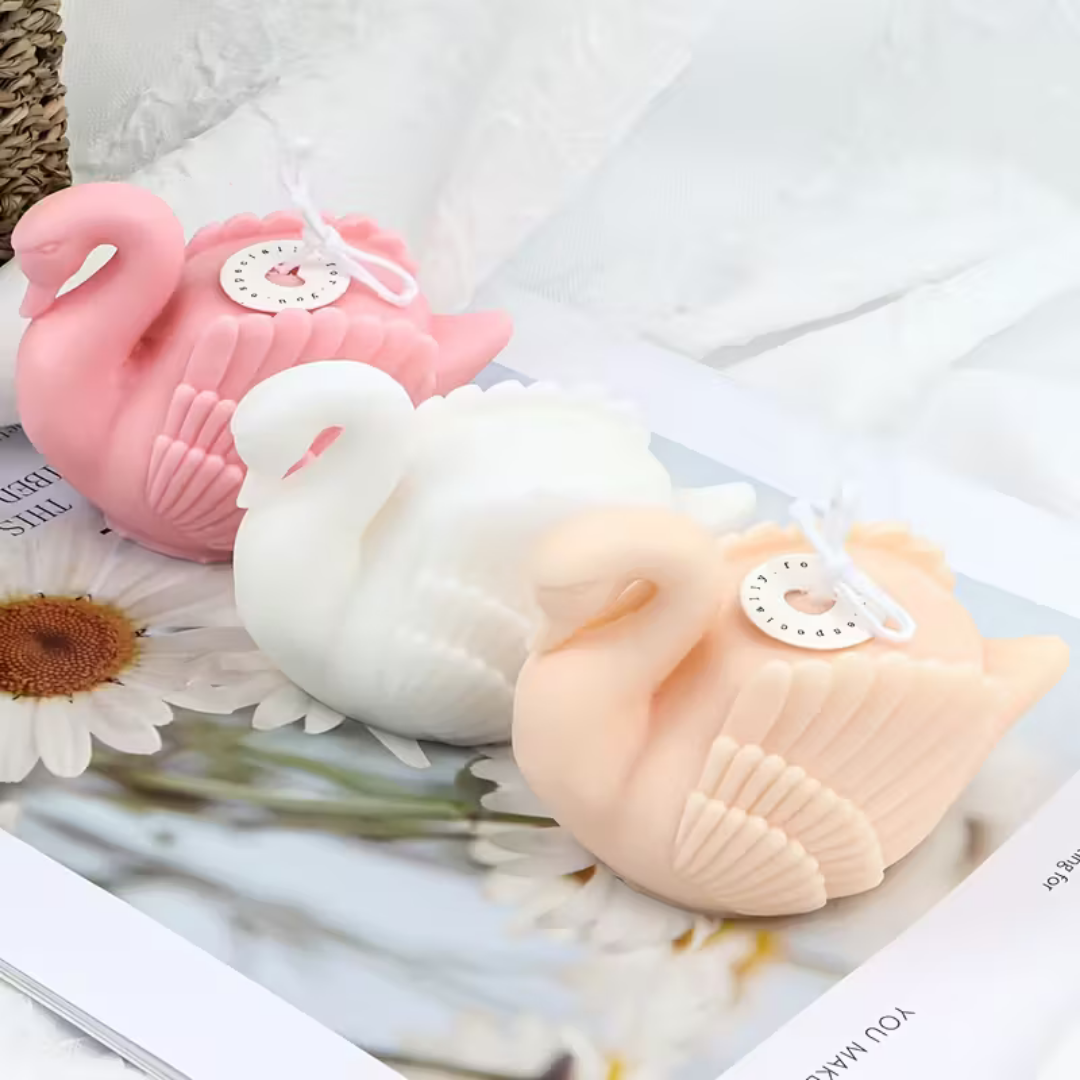 Craftto Dekoratif Kuğu Silikon Mum Kalıbı