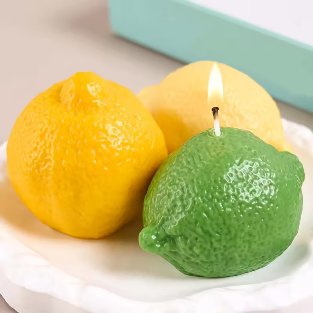 Craftto Dekoratif Limon Silikon Mum Kalıbı