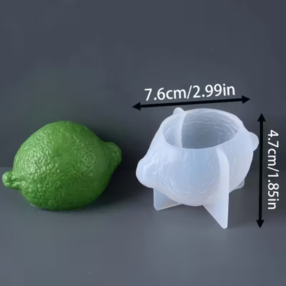 Craftto Dekoratif Limon Silikon Mum Kalıbı