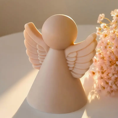 Craftto Yılbaşı Perisi Kanatlı Melek Silikon Mum Kalıbı
