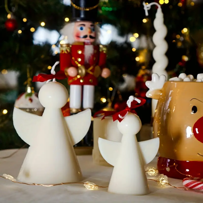 Craftto Yılbaşı Perisi Melek Silikon Mum Kalıbı Seti 2'li