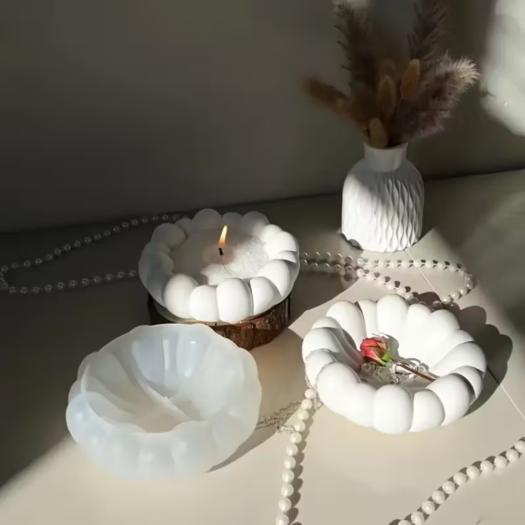 Craftto Modern Minimalist Stil Dekoratif Kase Silikon Kalıbı