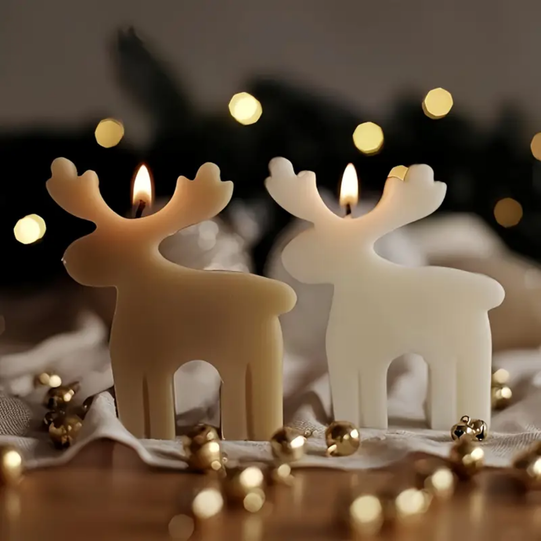Craftto Ren Geyiği Yılbaşı Christmas Silikon Mum Kalıbı